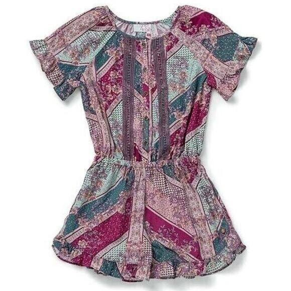Matilda Jane 435 Girls Bffs Romper - Picture 1 of 6